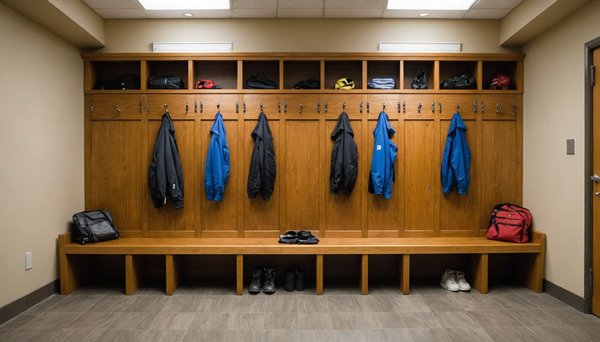 Banc vestiaire en bois : confort et style pour vos vestiaires